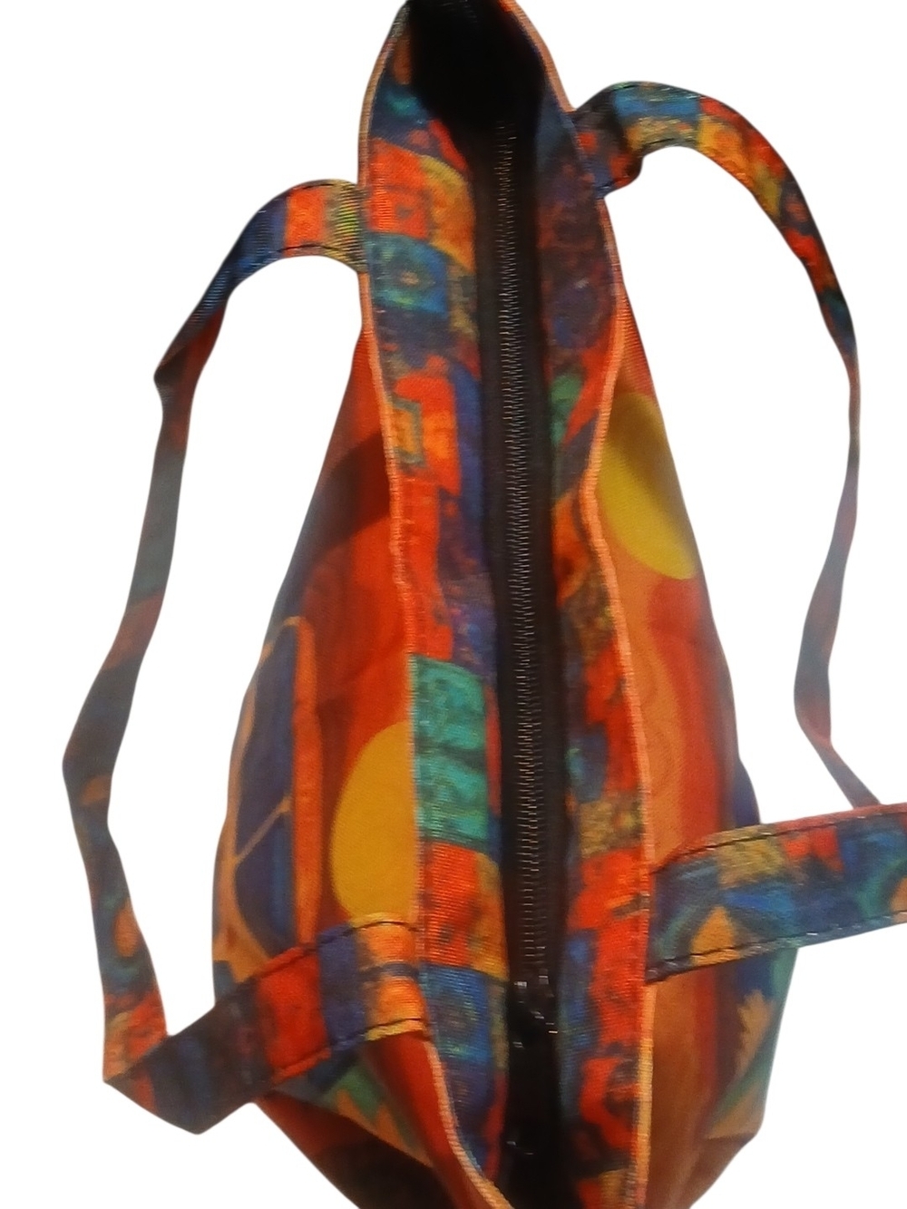 ECHOES BAGS -NWOT, Lined Echo Friendly Canvas Peace Bag with Nylon Lining,Zipper - Picture 10 of 16